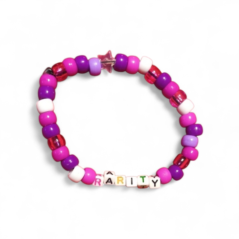 Colorful My Little Pony Themed Beaded Kids Bracelet